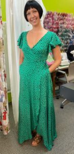 Danielle Sunshine green dress