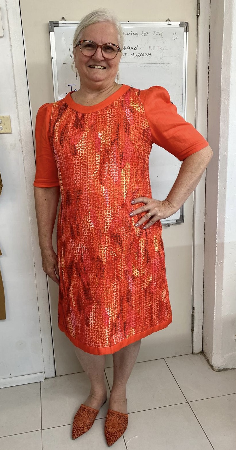 Jean lace dress