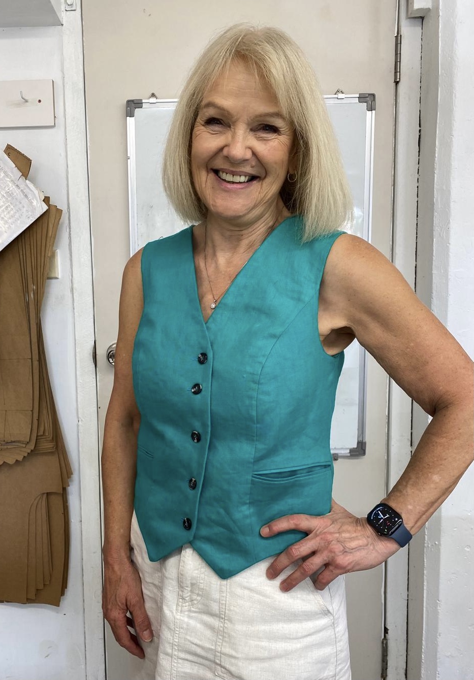 Janice and her green best